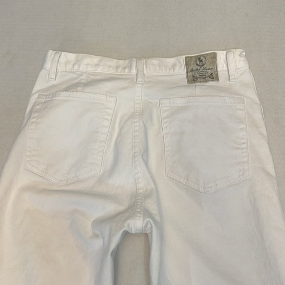 RALPH LAUREN WHITE HIGH RISE FLARE JEANS SIZE 28 - Picture 7 of 17